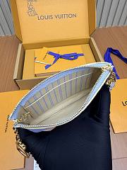 Louis Vuitton Key Pouch S Blue 15x9x1cm - 4