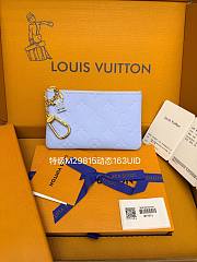 Louis Vuitton Key Pouch S Blue 15x9x1cm - 2