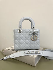 Dior small Lady Bag light Blue 20cm - 1