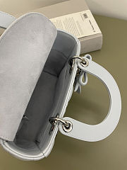 Dior small Lady Bag light Blue 20cm - 3