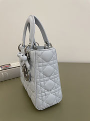 Dior small Lady Bag light Blue 20cm - 4