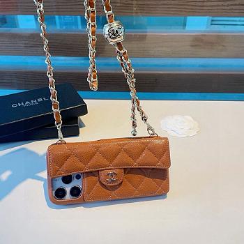 Chanel phone case chain
