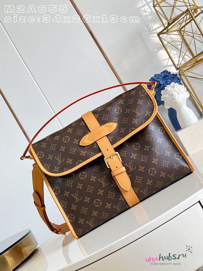 Louis Vuitton Jet Lag Bag MM 34.5x26x13cm - 1