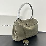 Balenciaga Rodeo Small Bag green suede - 28.9x20x9.9cm - 3