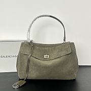 Balenciaga Rodeo Bag green suede - 34x11x24cm - 1