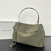 Balenciaga Rodeo Bag green suede - 34x11x24cm - 5