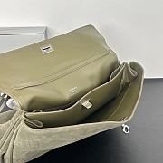 Balenciaga Rodeo Bag green suede - 34x11x24cm - 4