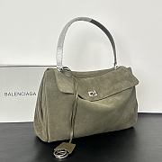 Balenciaga Rodeo Bag green suede - 34x11x24cm - 2