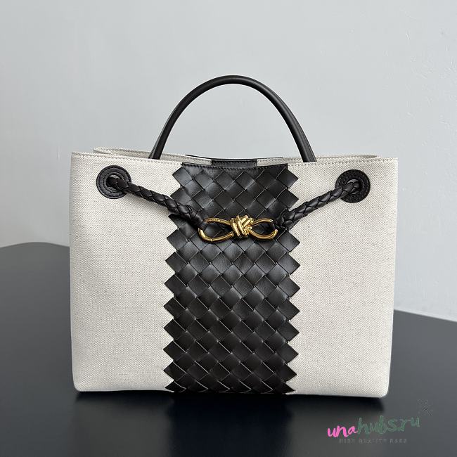 Bottega Veneta Andiamo Natural 32x25x11cm - 1