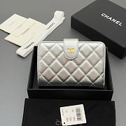 Chanel Wallet Silver 15x10x2.5cm - 1