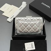 Chanel Wallet Silver 15x10x2.5cm - 3