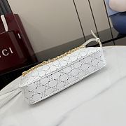 Gucci Lady Lunetta Chain small white shoulder bag 24.5x15x5cm - 5