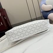 Gucci Lady Lunetta Chain medium shoulder bag white 30.5x24x6.5cm - 5