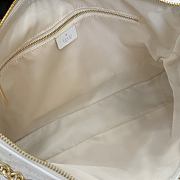 Gucci Lady Lunetta Chain medium shoulder bag white 30.5x24x6.5cm - 2