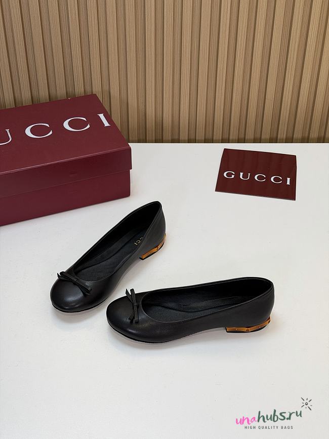 Gucci Women's ballerina with bamboo - 1