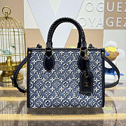 Louis Vuitton OnTheGo Bag Monogram denim 25x11.5x19cm - 1