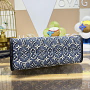 Louis Vuitton OnTheGo Bag Monogram denim 25x11.5x19cm - 5