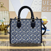 Louis Vuitton OnTheGo Bag Monogram denim 25x11.5x19cm - 4