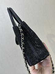Chanel Kelly Bag Strass Black 19x13x7cm - 4