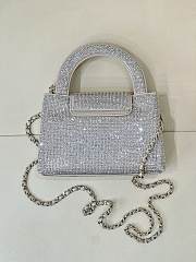 Chanel Kelly Bag Strass silver 19x13x7cm - 5