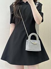 Chanel Kelly Bag Strass silver 19x13x7cm - 3