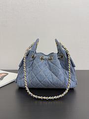 Chanel Mini 25 Handbag Denim 22x21x10cm - 3