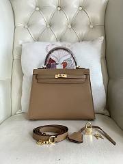 Hermes Kelly 28 Epsom taupe Gold  - 1