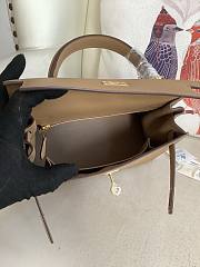 Hermes Kelly 28 Epsom taupe Gold  - 3