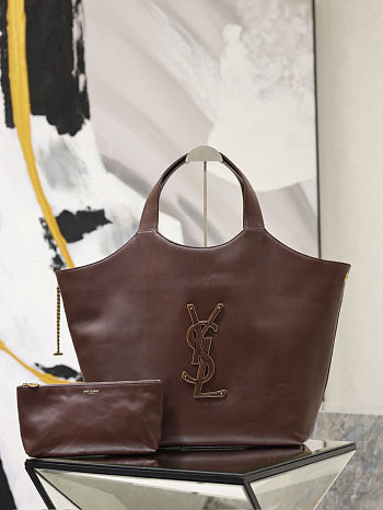 YSL ICARE in smooth leather 37–55x43x5cm