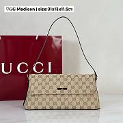 Gucci Madison medium shoulder bag Dark Brown 31x13x11.5cm - 1
