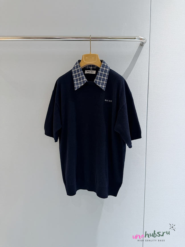 Miu Miu Cashmere polo sweater - 1