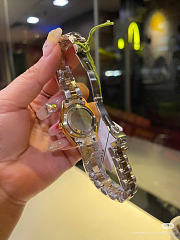 Rolex Date just green gold watch - 2