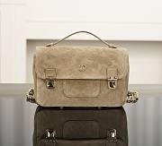  Chanel 26B Suede Calfskin Backpack 26x17x8.5cm - 1