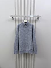 Louis Vuitton Wool-Cashmere Half-Zip Pullover - 1