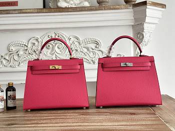 Hermes Kelly 25 Epsom Pink Fuchsia