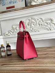 Hermes Kelly 25 Epsom Pink Fuchsia - 3