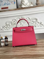 Hermes Kelly 25 Epsom Pink Fuchsia - 4