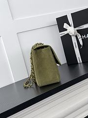 Chanel Flap Bag 26b Maxi Green 32x19x10cm - 4