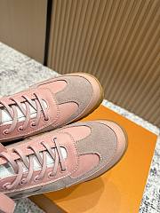 Louis Vuitton LV Monogram Suede Pink Combat Boots - 4