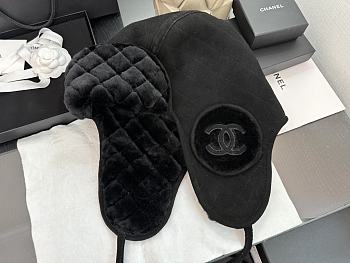 Chanel Suede and Shearling Trapper Hat  