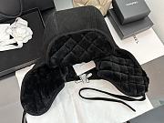 Chanel Suede and Shearling Trapper Hat   - 3