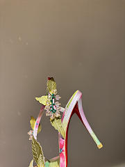 Christian Louboutin Rosa Fruit 100mm Sandals satin - 4