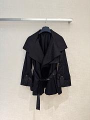 Louis Vuitton Monogram Accent Short Trench Coat - 1