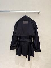 Louis Vuitton Monogram Accent Short Trench Coat - 2