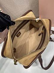 Miu Miu Arcadie Top Handle Bag dark brown 30x20x10cm - 5