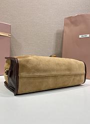 Miu Miu Arcadie Top Handle Bag dark brown 30x20x10cm - 2