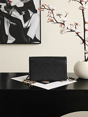Chanel Wallet on chain calfskin Black - 19x12x3.5cm - 2