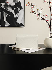 Chanel Wallet on chain calfskin white - 19x12x3.5cm - 4