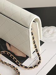 Chanel Wallet on chain calfskin white - 19x12x3.5cm - 3