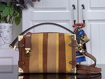 Louis Vuitton Side Trunk MM Tan 23.5x16x8.5cm - Unahubs